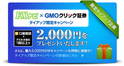 GMOクリック証券タイアップ