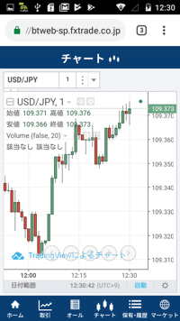 個別チャートは高性能なTradingViewを採用!