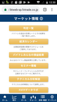 個別チャートは高性能なTradingViewを採用!