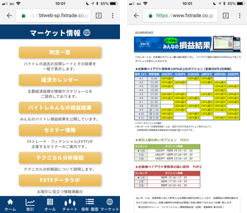 豊富なマーケット情報にアクセス