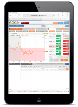 【FXTF(FXトレード・フィナンシャル)】iPadでバイナリーオプション特集!バイトレで多彩なバイナリーを楽しもう!