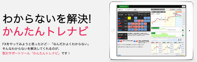 未来予測型チャート「かんたんトレナビ」が無料で使える！