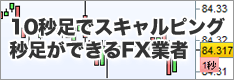 10秒足でスキャルピング！秒足ができるFX業者はこちら