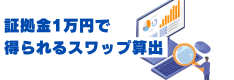 証拠金1万円のスワップ計算