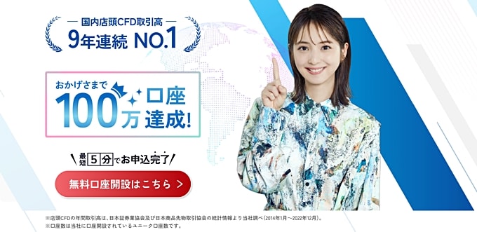 GMOクリック証券のCFDサービス