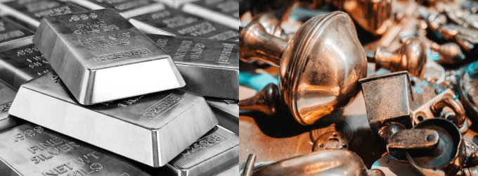 銀（シルバー）と銅はいくらから取引できる？