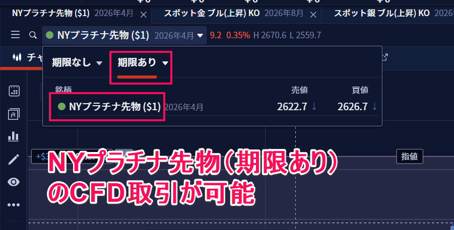 プラチナCFD対応の業者を徹底比較