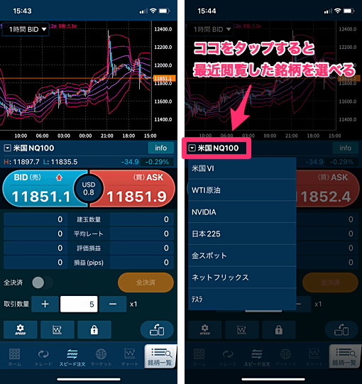 【利便性】銘柄検索やスピード注文が使いやすい！