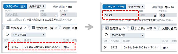 マネックス証券での米国株の売り方