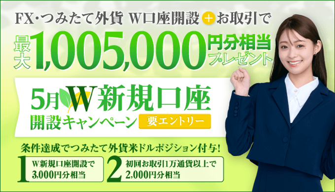 SBI FXトレードで開催中のキャンペーン