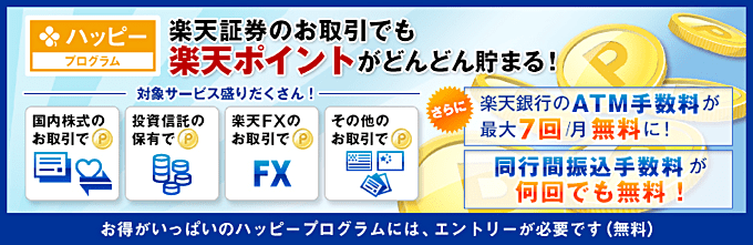 楽天FXの取引で楽天ポイントが貯まる！