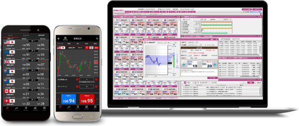 パソコンに劣らない取引環境をスマートフォンでも