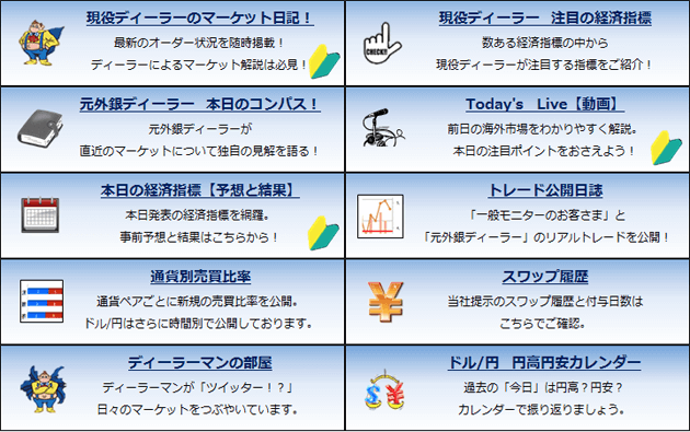 豊富なマーケット情報