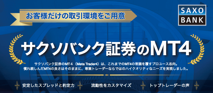 サクソバンク証券のメタトレーダー4