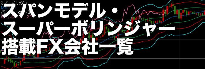 スパンモデル・スーパーボリンジャー搭載FX会社一覧
