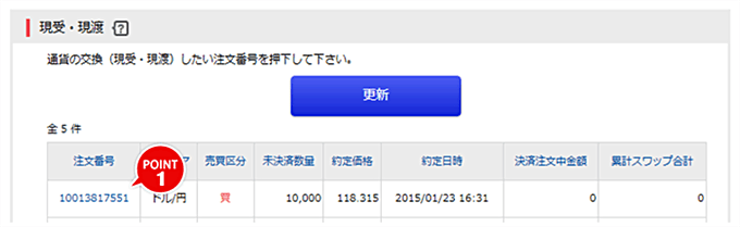 GMO外貨「現受け」のやり方・手順