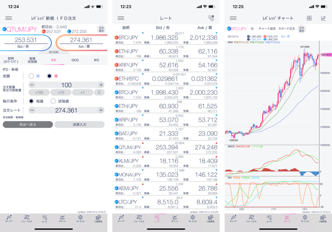 DMMビットコインのスマホアプリ