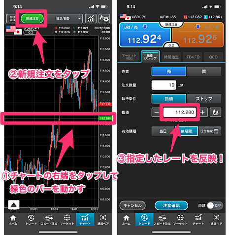 『外貨ネクストネオ「GFX」』アプリ画像