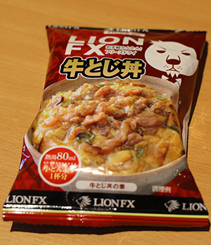 LION FX 牛とじ丼