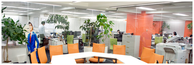 インヴァスト証券社内風景