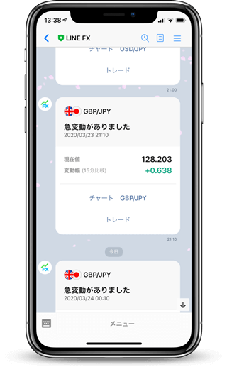 LINE FXのスマホアプリ徹底特集！アラートの通知設定、使い方を解説！