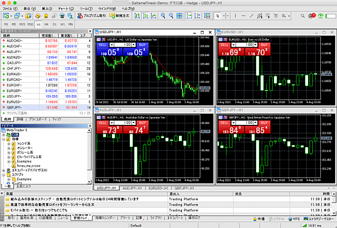 外為ファイネストは「Mac版MT5」対応