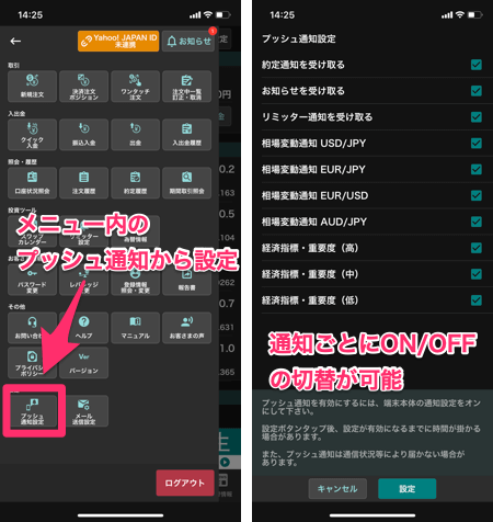 Fxアラート プッシュ通知対応のおすすめスマホアプリ徹底特集 Fxナビ