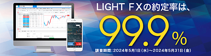 LIGHT FXは約定力の高さも魅力！