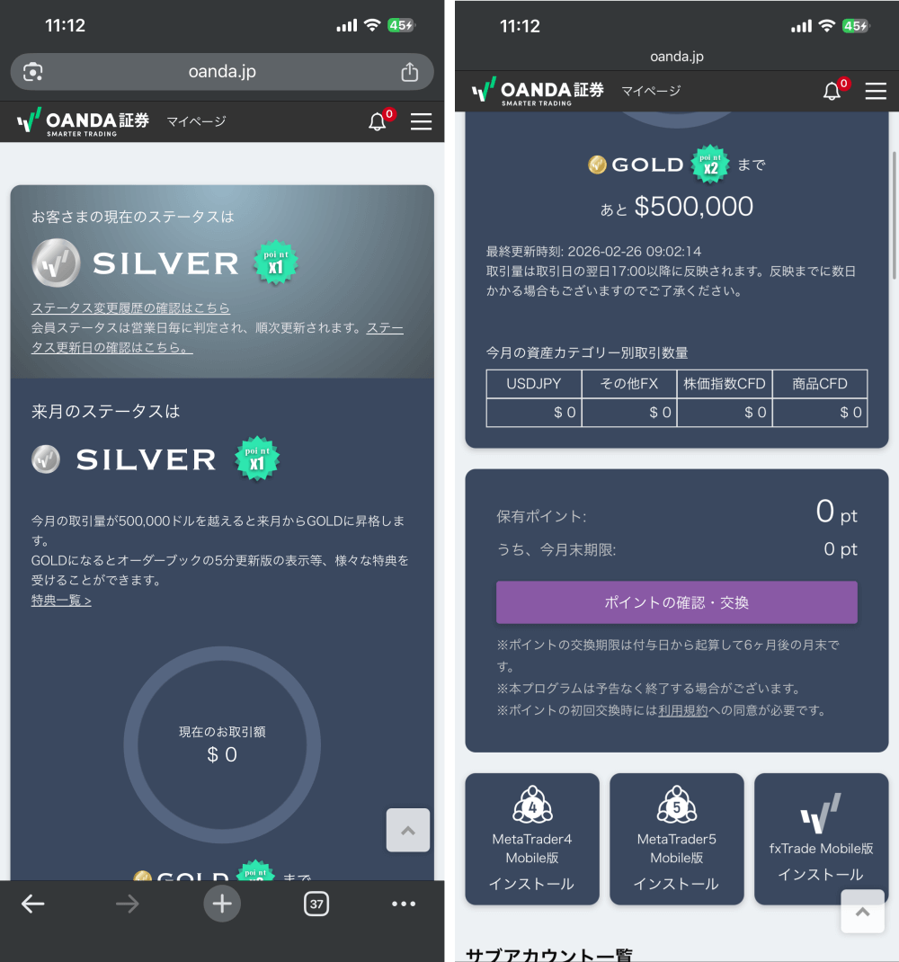 OANDA証券のログイン方法について