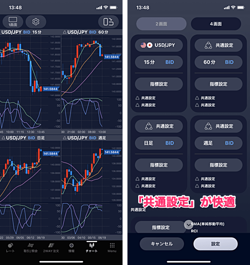 プロの為替ディーラー監修のスマホアプリが使いやすい！