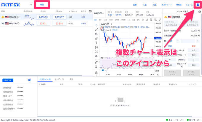 トレーディングビューでCFD取引をする方法