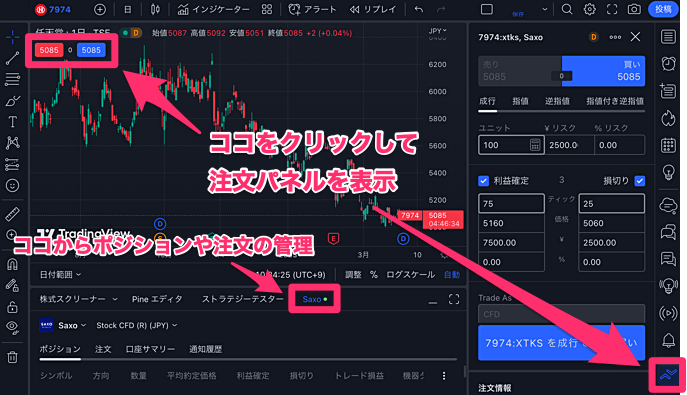 サクソバンク証券（TradingView連携対応）