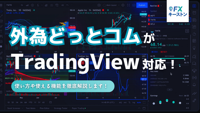 外為どっとコムはトレーディングビューが使える？取引ツールを徹底解説！