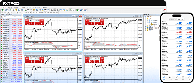 「TradingView」と「MT4」を両方使える珍しい業者！