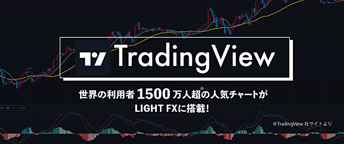 【1】TradingViewチャートを無料で使える！