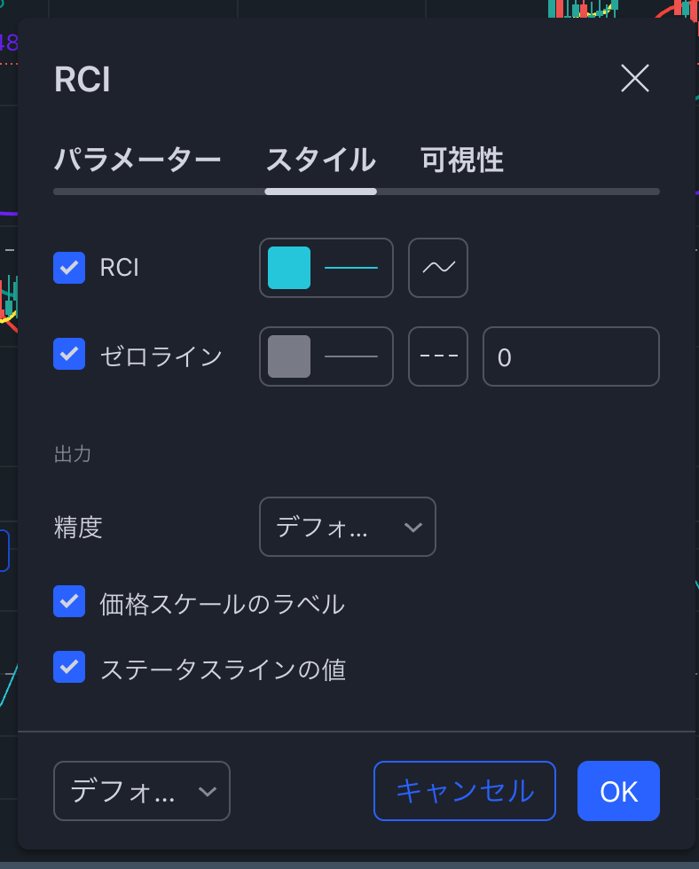 RCIの表示が可能！