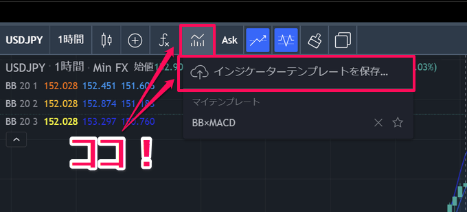 テンプレートの複数保存