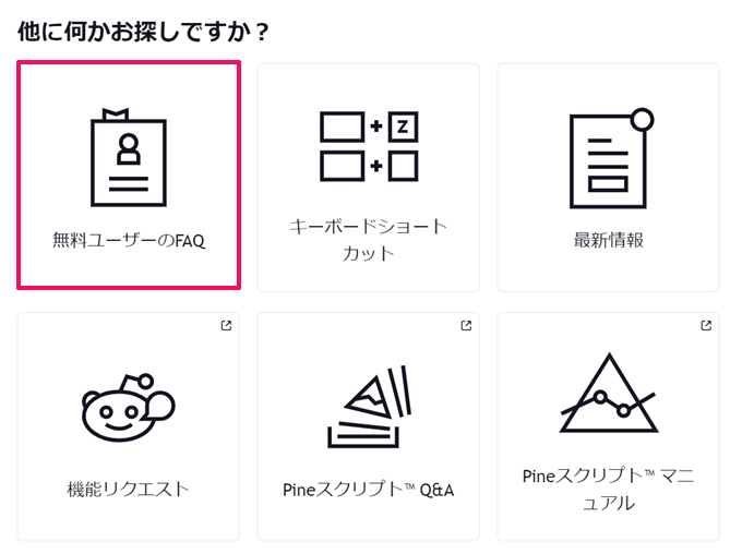 TradingViewの問い合わせ方法