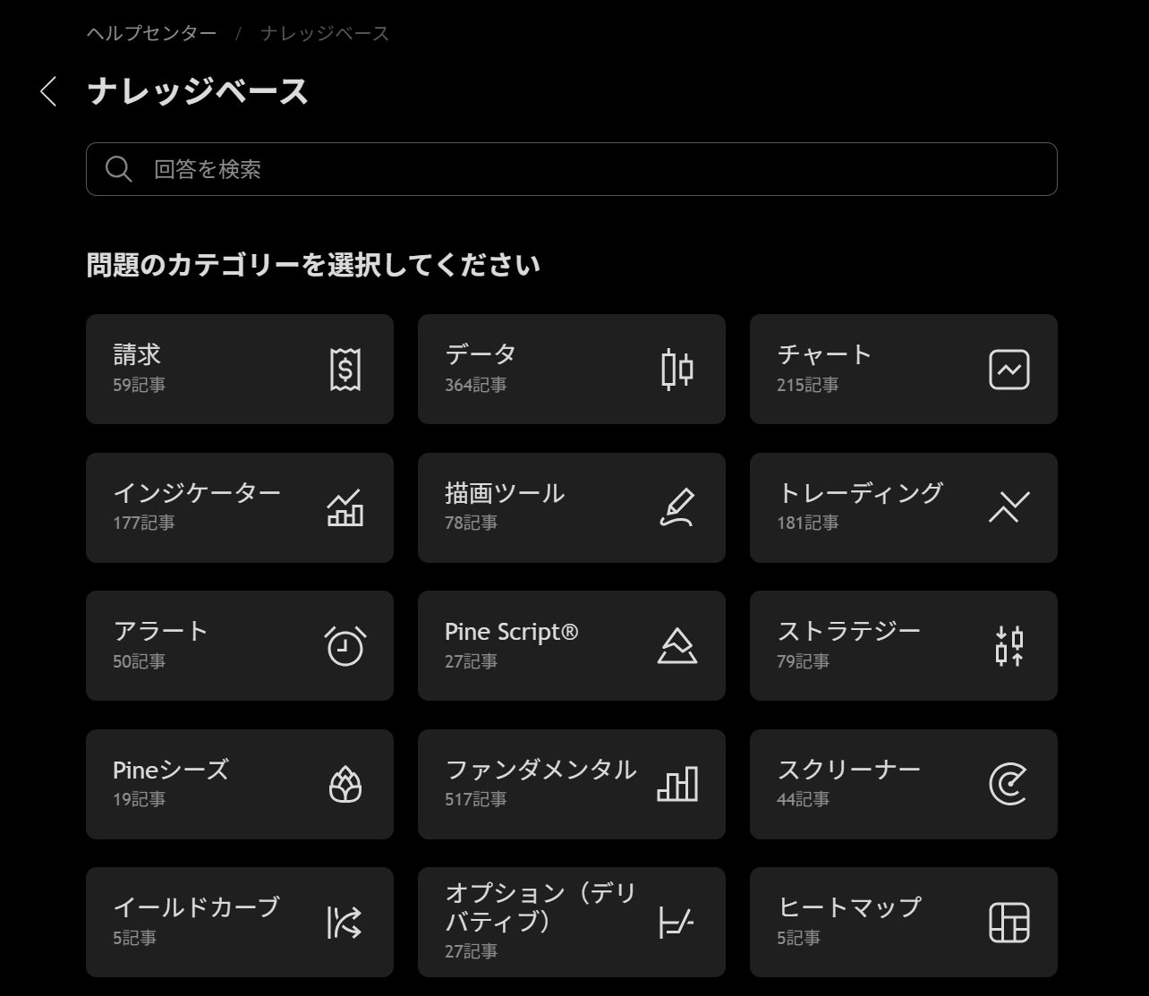 TradingViewの問い合わせ方法