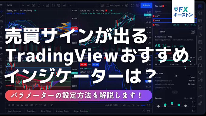 TradingViewの売買サインおすすめインジケーター