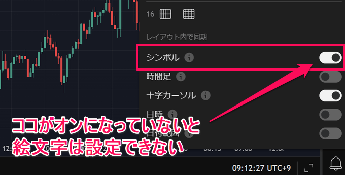 トレーディングビューで2画面を連動させる方法は？