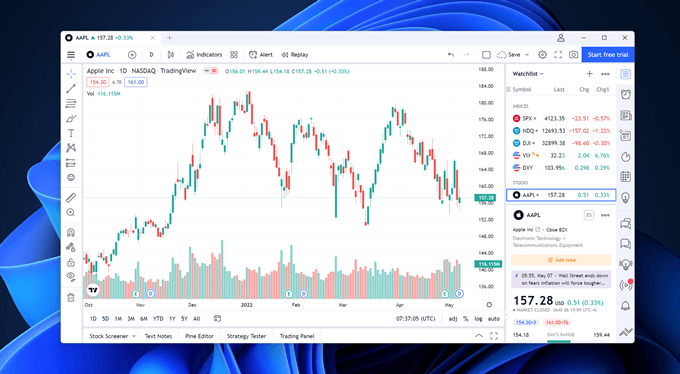 TradingViewデスクトップアプリ