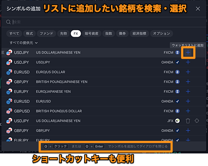 トレーディングビューのウォッチリストを徹底解説！