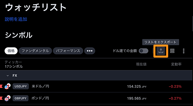 トレーディングビューのウォッチリストを徹底解説！