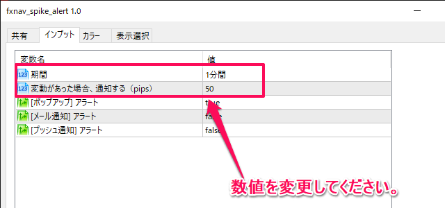 急騰、急落したときに知らせるMT5インジケーター