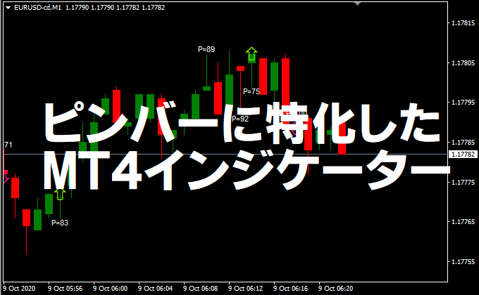 ピンバーに特化したMT4インジケーター