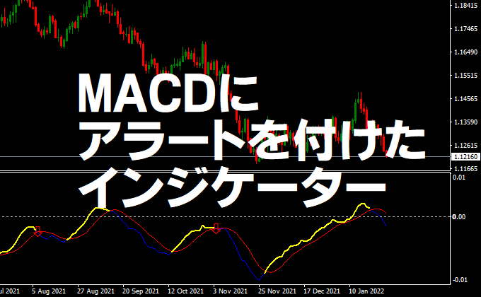 MACDにアラートを付けたインジ