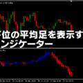 下位の平均足を表示するMT5インジケーター