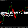 抱き線（抱き足）・包み線（包み足）に注目したMT4/MT5インジケーター