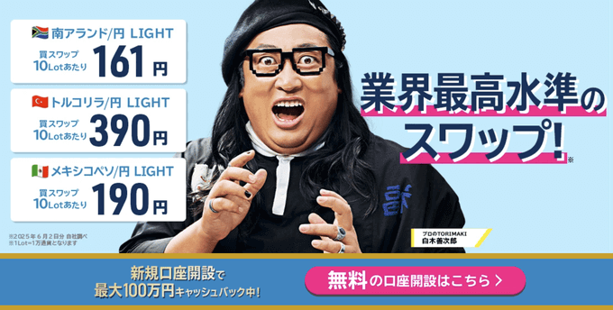 LIGHT FX(ライトFX)スワップポイント徹底解説!